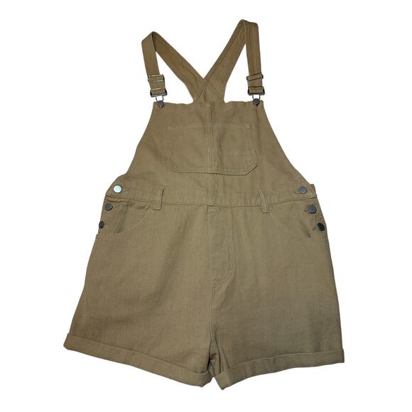 Anrabess Overalls Women’s XL Shortalls Romper Adjustable Straps Pockets - Picture 1 of 6